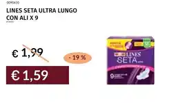 Prezzemolo e Vitale Lines seta ultra lungo con ali x 9 offerta