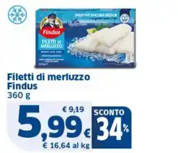 Sigma Filetti di merluzzo Findus offerta