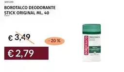 Prezzemolo e Vitale Borotalco deodorante stick original offerta