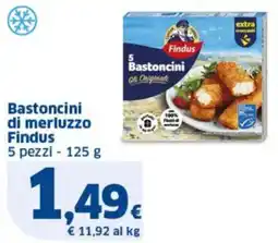 Sigma Bastoncini di merluzzo Findus offerta