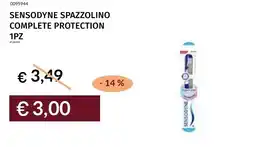 Prezzemolo e Vitale Sensodyne spazzolino complete protection offerta