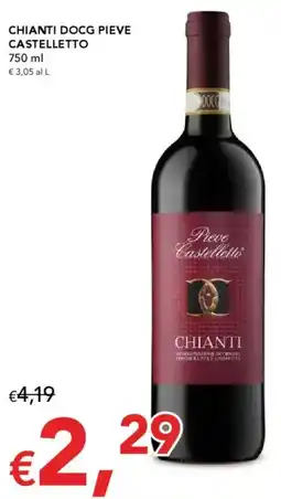 Migross Supermercati e Market Chianti docg PIEVE CASTELLETTO offerta