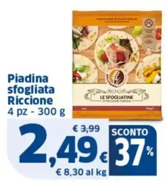 Piadina sfogliata Riccione