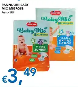 Migross Supermercati e Market Pannolini baby mio MIGROSS offerta