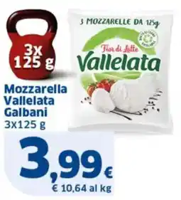 Sigma Mozzarella Vallelata Galbani offerta