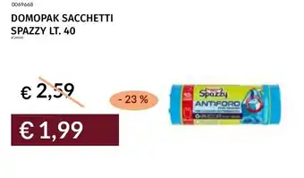 Prezzemolo e Vitale Domopak sacchetti spazzy offerta