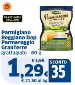 Sigma Parmareggio Parmigiano Reggiano Dop Parmareggio GranTerre offerta