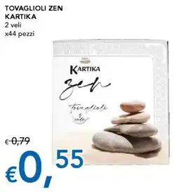 Migross Supermercati e Market Tovaglioli zen KARTIKA 2 veli offerta