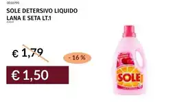 Prezzemolo e Vitale Sole detersivo liquido lana e seta offerta