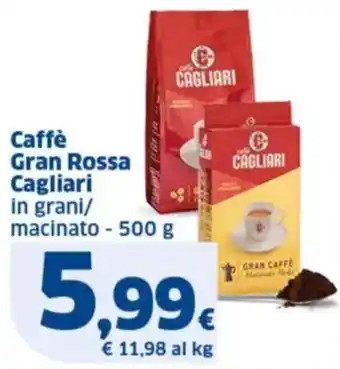 Caffè Gran Rossa Cagliari in grani/ macinato