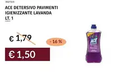 Prezzemolo e Vitale Ace detersivo pavimenti igienizzante lavanda offerta