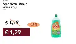 Prezzemolo e Vitale Sole piatti limone verde offerta