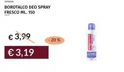 Prezzemolo e Vitale Borotalco deo spray fresco offerta