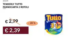 Prezzemolo e Vitale Tenderly tutto pannocarta 2 rotoli offerta