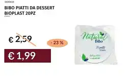 Prezzemolo e Vitale Bibo piatti da dessert bioplast offerta