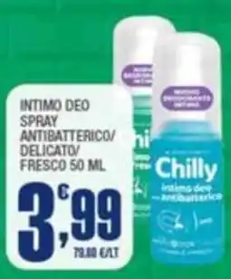 Splendidi e Splendenti Intimo deo spray antibatterico/ delicato fresco offerta
