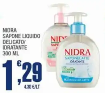 Splendidi e Splendenti Nidra sapone liquido delicato/ idratante offerta
