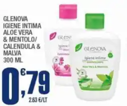 Splendidi e Splendenti Glenova igiene intima aloe vera & mentolo/ calendula & malva offerta