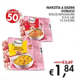 Coal Pancetta a dadini FIORUCCI x2 offerta