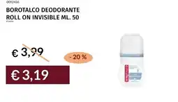Prezzemolo e Vitale Borotalco deodorante roll on invisible offerta
