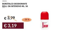 Prezzemolo e Vitale Borotalco deodorante roll on intensivo offerta