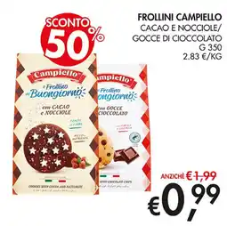 Coal Frollini campiello cacao e nocciole/ gocce di cioccolato offerta