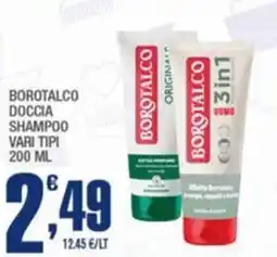 Splendidi e Splendenti Borotalco doccia shampoo offerta