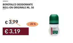 Prezzemolo e Vitale Borotalco deodorante roll-on originale offerta