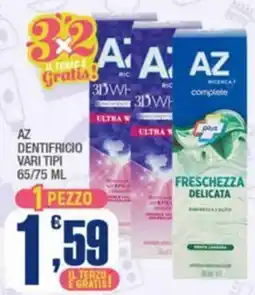 Splendidi e Splendenti Az dentifricio offerta