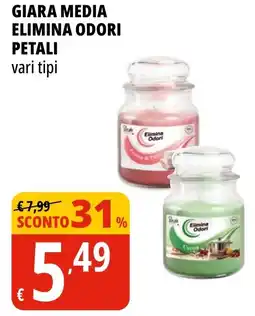 Tigros Giara media elimina odori PETALI offerta