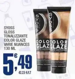 Splendidi e Splendenti Syoss gloss tonalizzante color glaze offerta