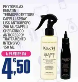 Splendidi e Splendenti Phytorelax keratin termoprotettore capelli spray liss anticrespo/capelli offerta