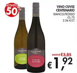 Coal Vino cuvee CENTENARIO offerta