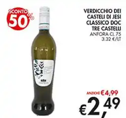 Coal Verdicchio dei casteli di jesi classico doc tre castelu anfora offerta