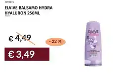 Prezzemolo e Vitale Elvive balsamo hydra hyaluron offerta