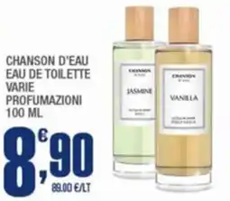 Splendidi e Splendenti Chanson d'eau eau de toilette offerta