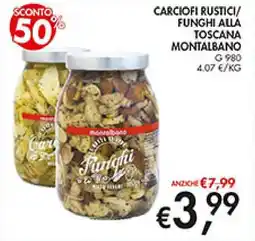 Coal Carciofi rustici/ funghi alla toscana MONTALBANO offerta