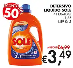 Coal Detersivo liquido SOLE offerta