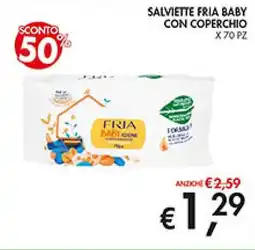 Coal Salviette fria baby con coperchio x 70 pz offerta