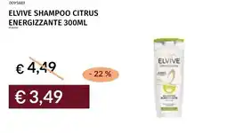 Prezzemolo e Vitale Elvive shampoo citrus energizzante offerta
