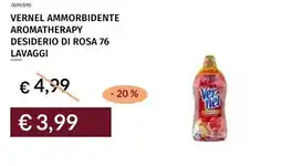 Prezzemolo e Vitale Vernel ammorbidente aromatherapy desiderio di rosa offerta