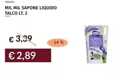 Prezzemolo e Vitale Mil mil sapone liquido talco offerta