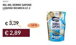 Prezzemolo e Vitale Mil mil dermo sapone liquido ricarica offerta