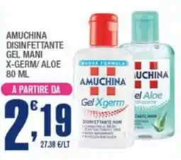 Splendidi e Splendenti Amuchina disinfettante gel mani x-germ/aloe offerta