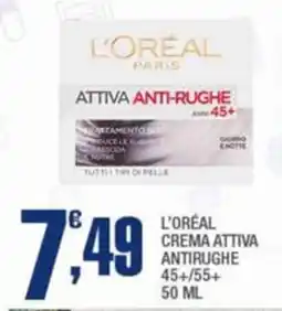 Splendidi e Splendenti L'oréal crema attiva antirughe offerta
