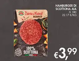 Coal Hamburger di scottona AIA offerta