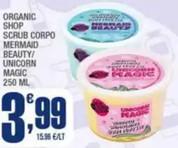 Splendidi e Splendenti Organic shop scrub corpo mermaid beauty/ unicorn magic offerta