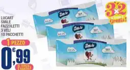 Splendidi e Splendenti Lucart smile fazzoletti offerta