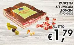 Coal Pancetta affumicata LEONCINI offerta