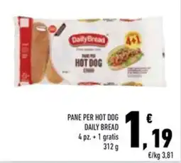 Conad Superstore Pane per hot dog daily bread offerta